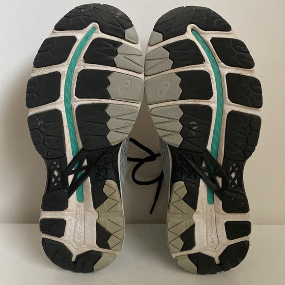 Asics Gel-Kayano 24 Running Shoes Mid Grey/Black/Atlantis Women's sz 9 - Picture 7 of 16